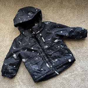 H&M space themed snow jacket | Size 2-3Y
